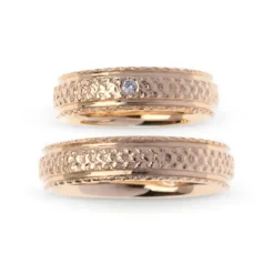 Van Bergen – Forlovelses-/giftering – Messina – Gult gull med diamant, damemodell