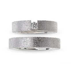 Van Bergen – Forlovelses-/giftering – Portofino – Hvitt gull med diamant, damemodell