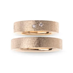 Van Bergen – Forlovelses-/giftering – Verona – Gult gull med diamant, damemodell