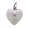 Van Bergen – Golden/Love Heart – Stort hjerteanheng i hvitt gull