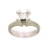 Van Bergen – Golden/Love Heart – Ring i hvitt gull med 0,15 ct diamant