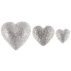 Van Bergen – Hjerte-ørepynt i 14k hvitt gull – Golden/Love heart – Liten versjon