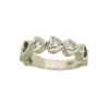 Van Bergen – Joy ring i hvitt gull med 3 x 0,05 ct diamant