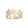 Van Bergen – Magnolia – Ring i gult gull med diamant