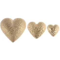 Van Bergen – Ørepynt i 14k gult gull – Golden/Love heart – Stor versjon
