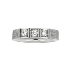 Van Bergen – Ring hvitt gull 14K med diamanter 3×0,05 ct TW/SI