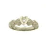 Van Bergen – Silver Heart – Ring i hvitt gull med 0,05 ct diamant