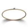 Van Bergen – Silver Heart armring i gult gull og hjerte i hvitt gull
