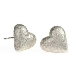 Van Bergen- Silver Heart-Ørepynt  i  sølv