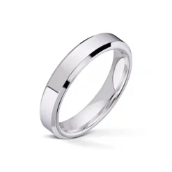 Wedding by Frisenberg – Giftering i hvitt gull – 4 mm bred