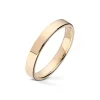Wedding by Frisenberg – Giftering i gult gull – 3 mm bred
