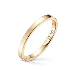Wedding by Frisenberg – Giftering i gult gull – 2 mm bred