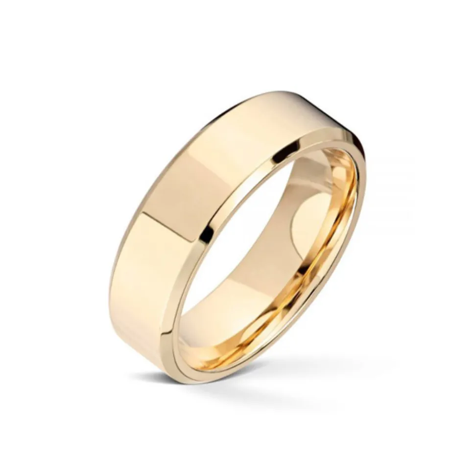 Wedding by Frisenberg – Giftering i gult gull – 6 mm bred