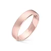 Wedding by Frisenberg – Giftering i rosegull – 5 mm bred -Børstet overflate