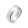 Wedding by Frisenberg – Giftering i hvitt gull – 6 mm bred