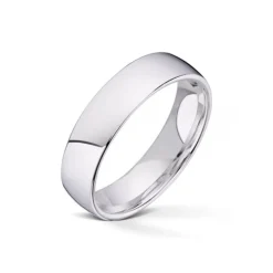 Wedding by Frisenberg – Giftering i hvitt gull – 5 mm bred