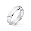 Wedding by Frisenberg – Giftering i hvitt gull – 5 mm bred