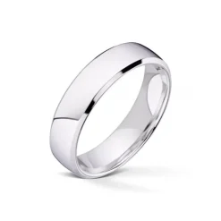 Wedding by Frisenberg – Giftering i hvitt gull – 5 mm bred