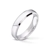 Wedding by Frisenberg – Giftering i hvitt gull – 4 mm bred