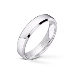Wedding by Frisenberg – Giftering i hvitt gull – 4 mm bred