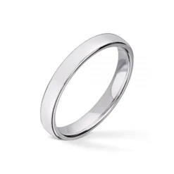 Wedding by Frisenberg – Giftering i hvitt gull – 3 mm bred