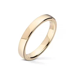 Wedding by Frisenberg – Giftering i gult gull – 3 mm bred