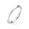 Wedding by Frisenberg – Giftering i hvitt gull – 2 mm bred