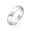 Wedding by Frisenberg – Giftering i hvitt gull – 4 mm bred