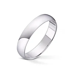 Wedding by Frisenberg – Giftering i hvitt gull – 4 mm bred