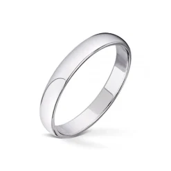 Wedding by Frisenberg – Giftering i hvitt gull – 3 mm bred