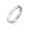 Wedding by Frisenberg – Giftering i hvitt gull – 3 mm bred
