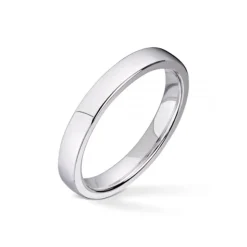 Wedding by Frisenberg – Giftering i hvitt gull – 3 mm bred