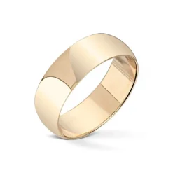 Wedding by Frisenberg – Giftering i gult gull – 6 mm bred