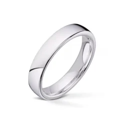 Wedding by Frisenberg – Giftering i hvitt gull – 4 mm bred