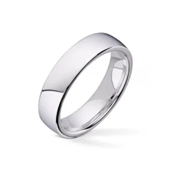 Wedding by Frisenberg – Giftering i hvitt gull – 5 mm bred