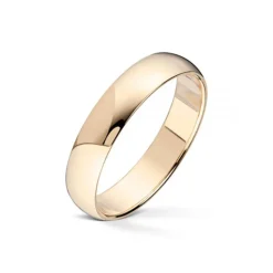 Wedding by Frisenberg – Giftering i gult gull – 4 mm bred