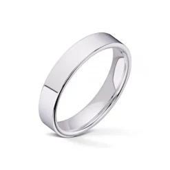 Wedding by Frisenberg – Giftering i hvitt gull – 4 mm bred
