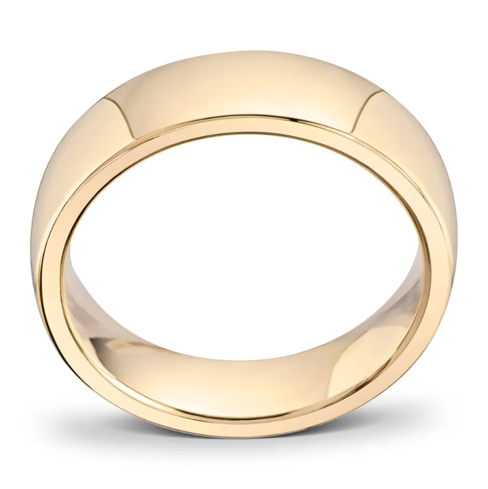 Wedding by Frisenberg – Giftering i gult gull – 5 mm bred